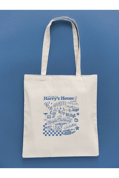 daystore Harry's House - Πορτοκαλί υφασμάτινη τσάντα