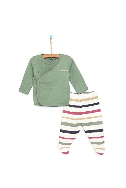 Mother Love Motherlove Yenidoğan Organik Zıbın-Patikli Alt 2li Takım Unisex