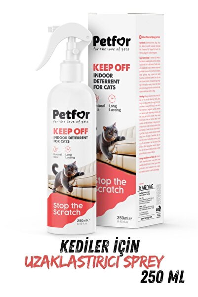 Petfor İstenmeyen Bölgelerden Kedi Uzaklaştırıcı Sprey 250 ML x2 Adet