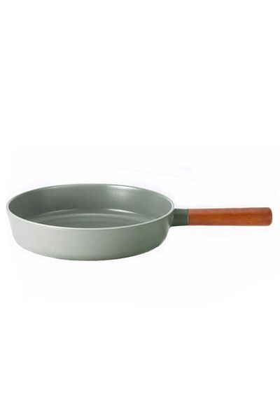 NEOFLAM Cast Iron 28 Cm Wooden Handle Pan