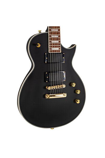 new orleans Nlp1000mx Çift Humbucker Manyetikli Mat Siyah Les Paul Akçaağaç Elektro Gitar