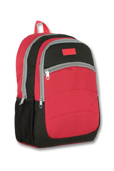 ÜMİT ÇANTA Men's Junior High School College High School Daily Backpack - Ümit Cennec, Red-Black