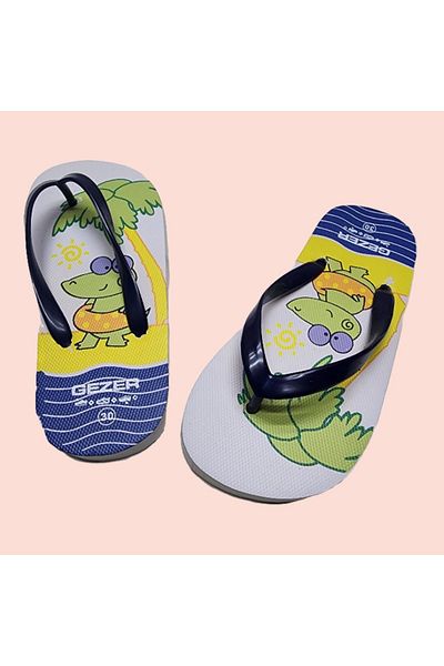GEZER Flip-flops impermeabili cu talpă moale pentru copii - mare, piscină, plajă