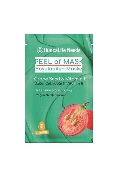 Huncalife Needs Üzüm Çekirdeği Ve Vitamin E Içeren Soyulabilen Yüz Maskesi 10 ml