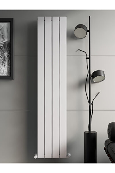 nixrad Nirvana 1500/310 Beyaz 4 Dilim Dekoratif Hibrid Çelik Alüminyum Dikey Radyatör