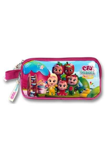 ÜMİT ÇANTA Ümit Bag - Cry Babies Claret Red Girl's Pencil Holder, Friends Two...