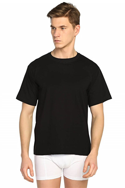 SEDEF YILDIZ Men's Half Sleeve Undershirt - Mother of Pearl Star, Zero Collar...