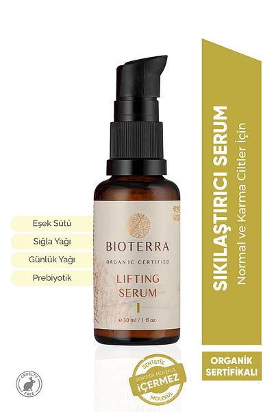 Bioterra Organic Lifting Face Serum 30 ml - Cell Rejuvenating Face Serum