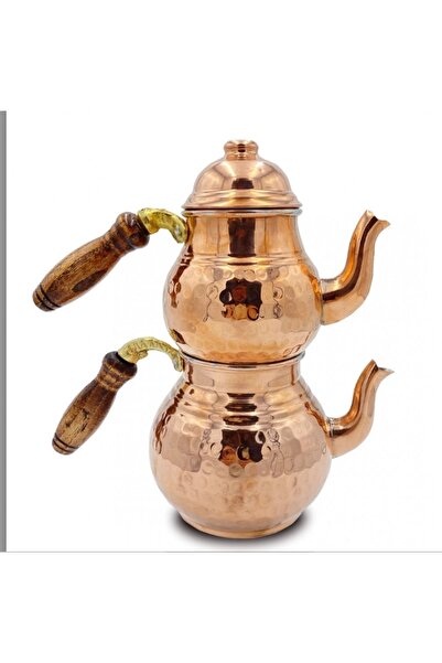 Zinnun Bakır Çaydanlık Küçük Boy