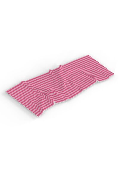 YORKADESIGN Colorful Pink Striped Printed Beach Towel