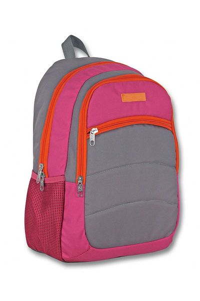 ÜMİT ÇANTA Gray-Pink Ümit Canta Cennec for Middle School College High School and Daily Use - Girl