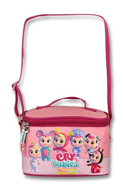 ÜMİT ÇANTA Cry Babies Fantasy Burgundy-Pink Girl's Lunchbox - Thermal Insulated