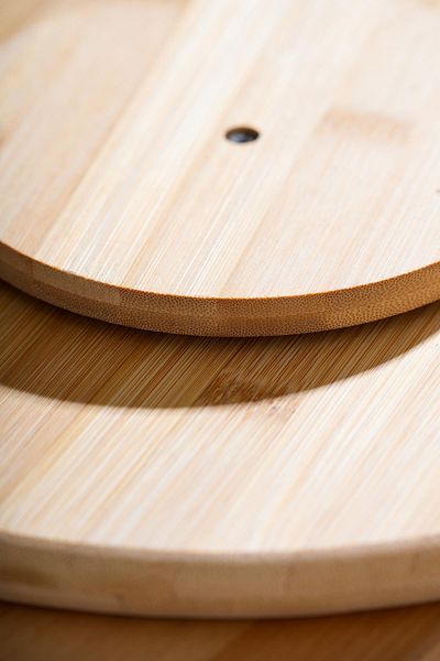 ACAR Bamboo Rotating Presentation Plate - 31 cm