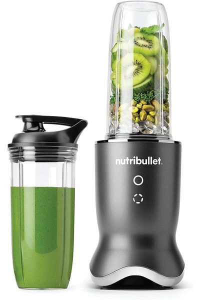 Nutribullet Ultra Personal Blender 1200 Watts, 4pc Accessories, Quietest Single-Serve Blender, Black