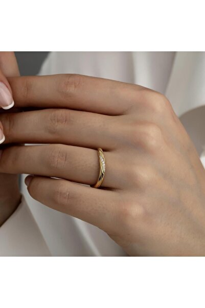 HEMS JEWELLERY 14 Ayar Altın Beginning Yüzük