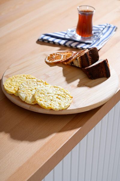 ACAR Bamboo Rotating Presentation Plate - 31 cm