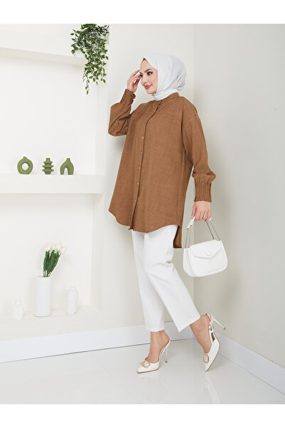 Terrenova Λινό πουκάμισο Ayrobin - Λεπτομερές με ραβδώσεις