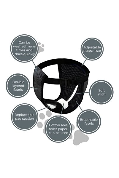 funnyandfurry Funny And Furry Köpek Regl Külodu, Sanitary Pants, Köpek Pedi, Regl Külot