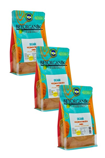 BEYORGANİK Organik Keçiboynuzu Unu 250 gr 3 adet