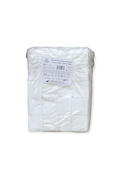 St Morritz Yüksek Emişli Spanç Nonwoven 5 X 5 4 Kat 1000 Adetlik Paket Tules