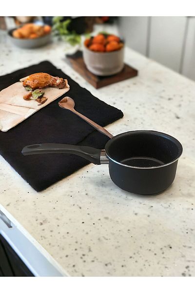 Bayev 2-Piece Pan Set - Granite Caterola 20 Cm Pan and Sauce Pan - Omelette and Sauce Pan Set