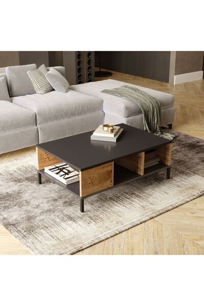 L'occi Concept Joseph Orta Sehpa Metal Ayaklı Çam Jz2-aa