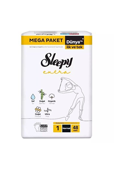 Sleepy Extra Hijyenik Ped Normal 576 Adet-1 Koli Mega Pk (12PK*48)