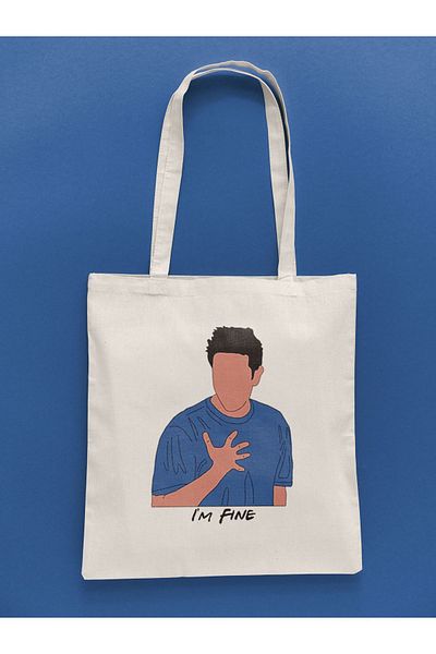 daystore Φίλοι - Ross Geller, I'm Fine Designed υφασμάτινη τσάντα