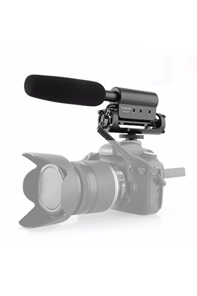 TakStar Sgc-598 Dslr Kamera Fotoğraf Makinesi Uyumlu Shotgun Condenser Mikrofon