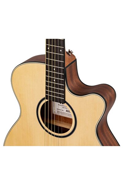 VALLER Agx300 Thinbody Ince Kasa Elektro Akustik Gitar