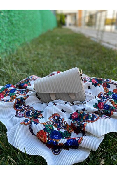 Butik Clam Bej Kadın Çantası