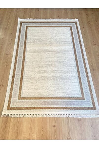 Dinarsu HALIMARK KAHVERENGİ ÇERÇEVELİ AKRİLİK  MODERN SALON OTURMA ODASI HALI...