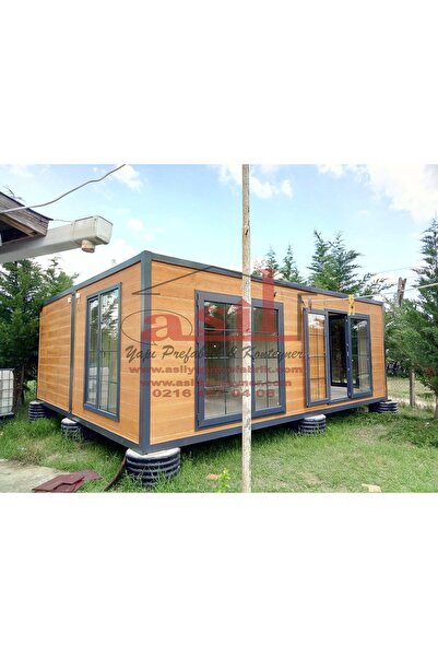APK ASİL YAPI PREFARİK & KONTEYNER 42 m² 2+1 DIŞ AHŞAP DESENLİ BETOPAN, İÇ BETOPAN KONUT