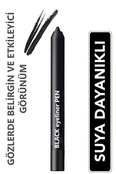 Lavider Suya Dayanıklı Siyah Göz Kalemi (Yoğun Pigment)