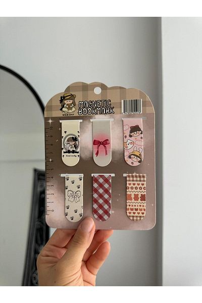 Planet Butik Nice Day Magnetic Bookmark Set of 6