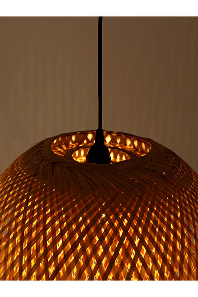 VORSİ AKSESUAR Tihit Bohem,Rattan ,Bambu Avize  (Ev Avize Aydınlatma)