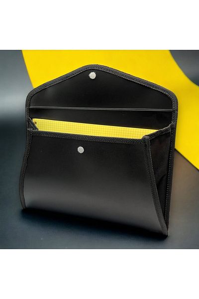 Faber Castell Document Envelope A4 - A5 Velcro Gusseted File Folder Secretarial