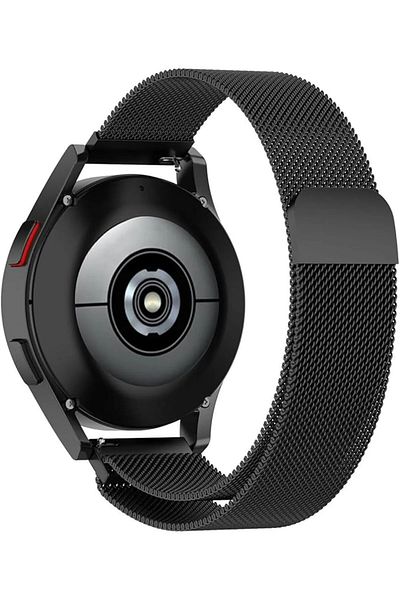 Fibaks لساعة هواوي Gt/gt2/gt2 Pro/gt3 Pro/gt4 Gt5 Pro 46 ملم، حبل سيليكون مغناطيسي مطرز بشبكة معدنية