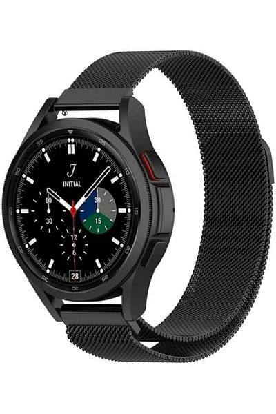 Fibaks لساعة هواوي Gt/gt2/gt2 Pro/gt3 Pro/gt4 Gt5 Pro 46 ملم، حبل سيليكون مغناطيسي مطرز بشبكة معدنية