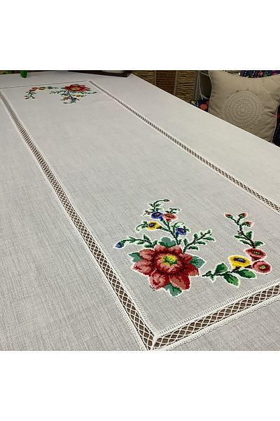 OYA home Kaneviçeli Table Cloth - Stain Resistant -160*260 cm