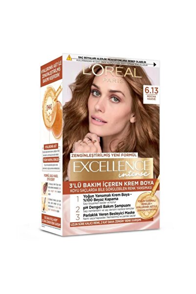 L'Oreal Paris Loreal Paris Excellence Intense 6.13 Mocha Kahve Saç Boyası