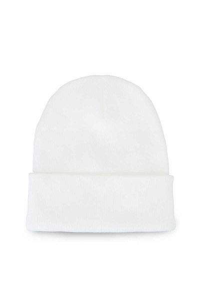 Streak Men's Folded Beret Hat Winter White