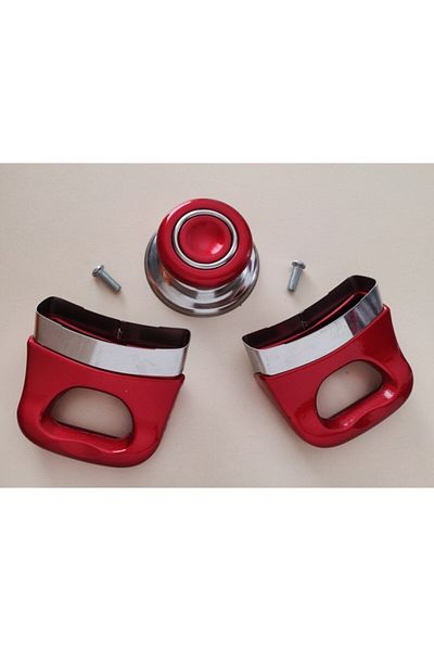 Tuna Saucepan Red Handle Set