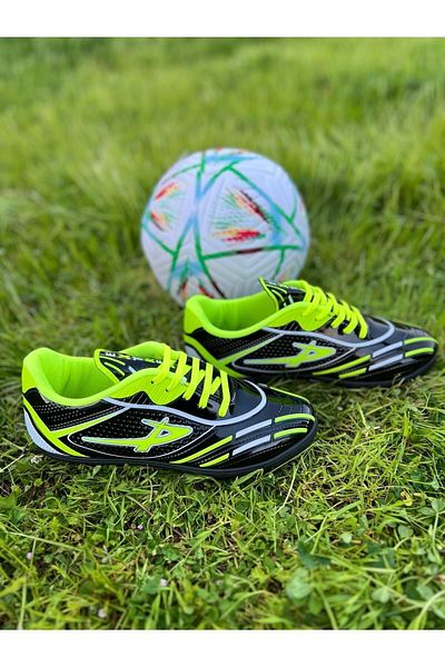 Phobos Young Children's Astroturf Football Shoes Are Lace up 36 and After.