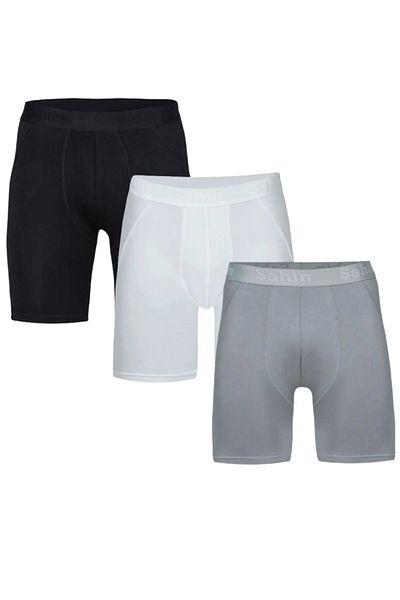 Şahin 6 Pieces Long Modal Men's Boxers - Mixed Color