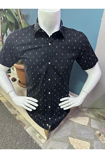 CLASSO Printed Lycra Short Sleeve Shirt