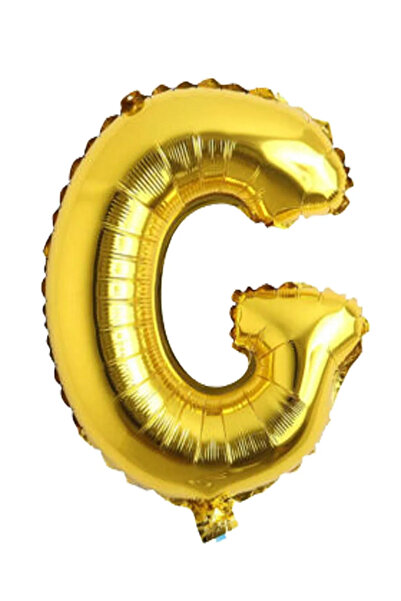 BİDOLUMUTLULUK Harf Gold Folyo Balon16 Inç 36 cm Parti Kutlama Eğlence