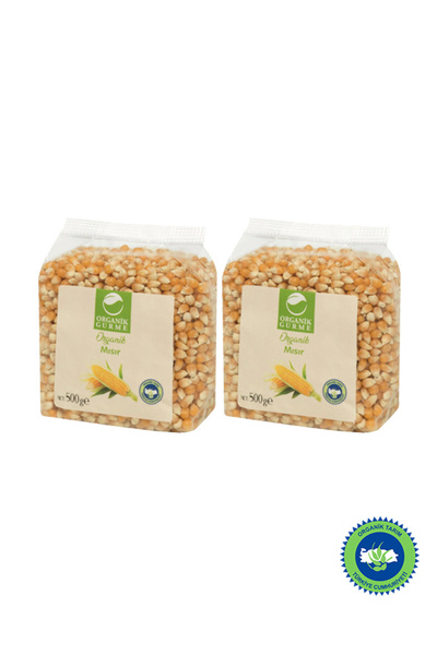 Organik Gurme 2'li Organik Patlatmalık Mısır 500 gr