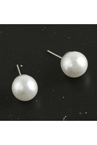 Top İncili Küpe 10 mm