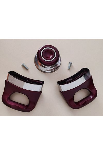 Tuna Pot Claret Red Handle Set